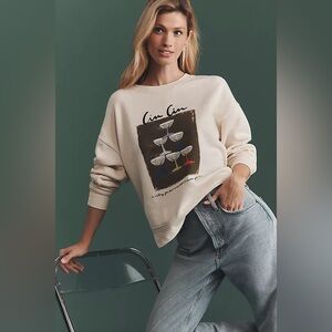 Anthropologie Maeve x Natalia Bagniewska Cocktail Sweatshirt